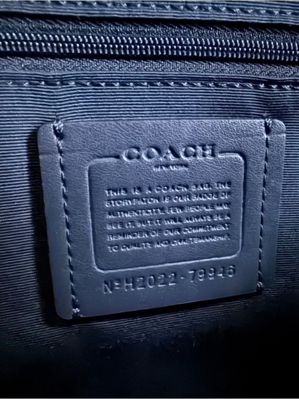 Coach Rowan bag in Light Blue Leather with Pink Chain - Picture 13 of 13